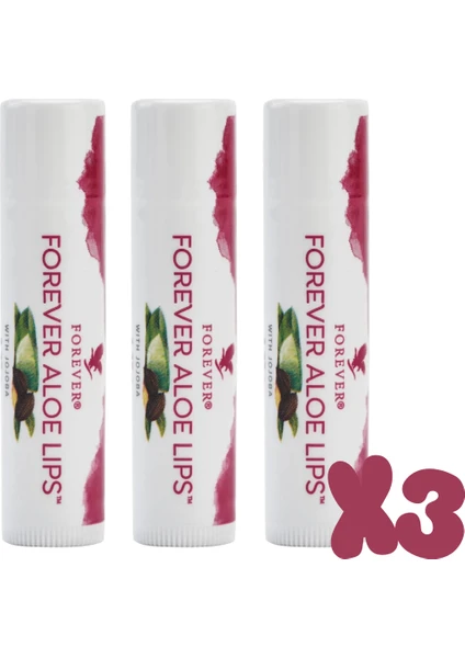 Forever Living Aloe Lips Dudak Koruyucu 3 Adet