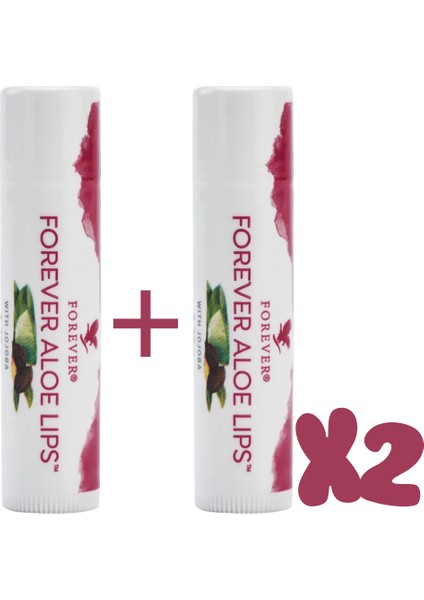 Aloe Lips Dudak Koruyucu 2 Adet