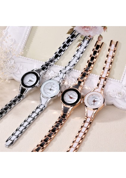 Skmeı 1784 Bayanlar Için Ölçeksiz Yuvarlak Kadran Kuvars Saat Siyah (Yurt Dışından) fiyatları