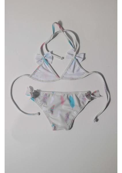 Kız Çocuk Tüy Detaylı Bikini fiyatları