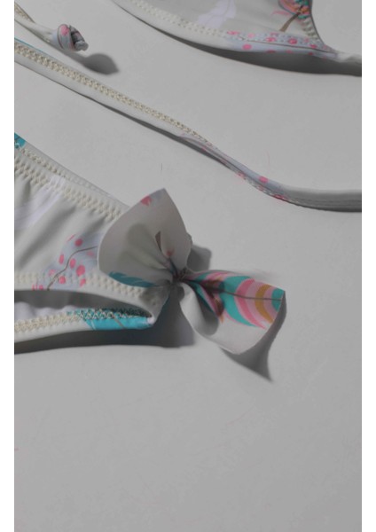 Kız Çocuk Tüy Detaylı Bikini fırsatları