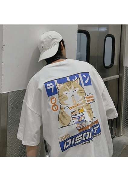 Cat Ramen Kawai Tişört