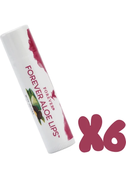 Forever Living Aloe Lips Dudak Koruyucu 6 Adet