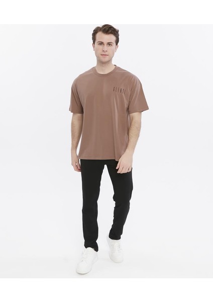 Oversize Baskılı Tişört