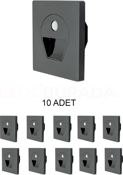 CT-5170 Sensörlü Koridor Aydınlatması Günışığı(Sarı) - 10’lu Paket