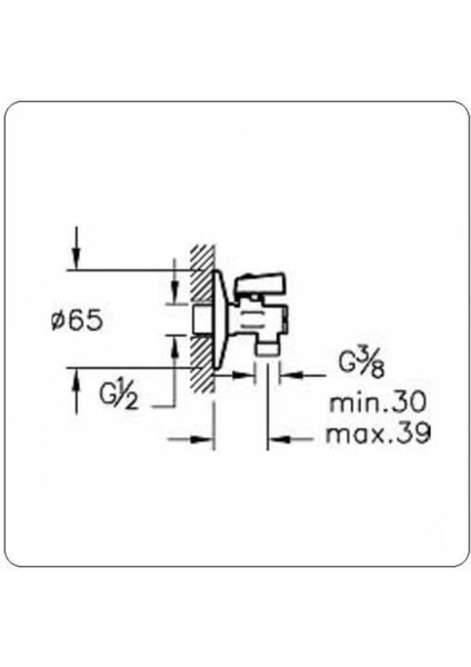 A45200 Filtreli Ara Musluk