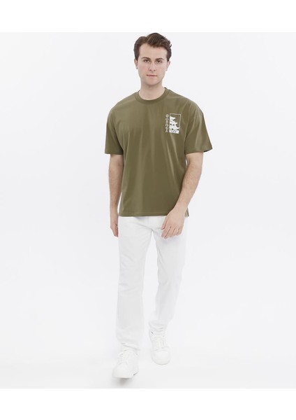 Oversize Baskılı Tişört