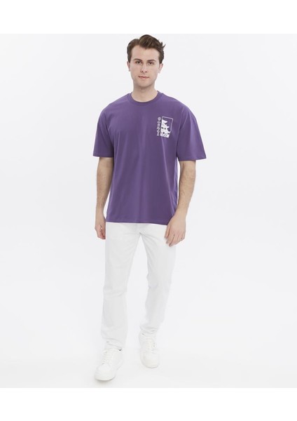 Oversize Baskılı Tişört