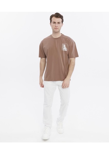 Oversize Baskılı Tişört