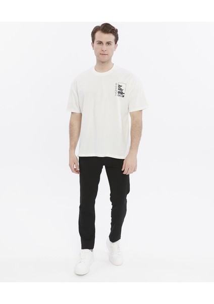 Oversize Baskılı Tişört