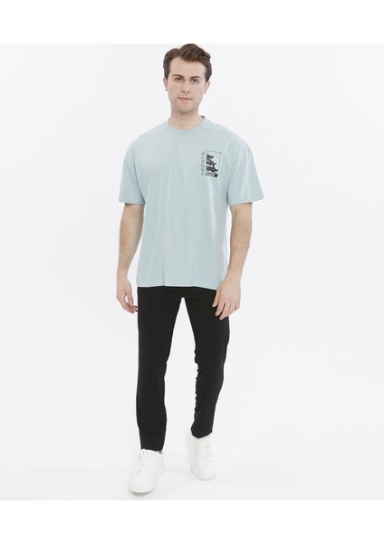 Oversize Baskılı Tişört