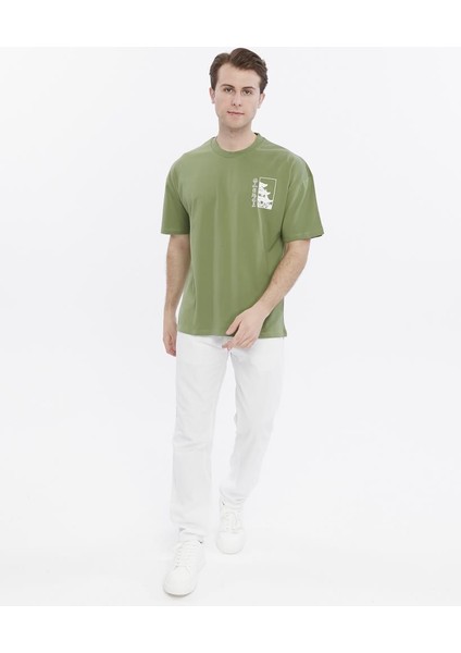 Oversize Baskılı Tişört