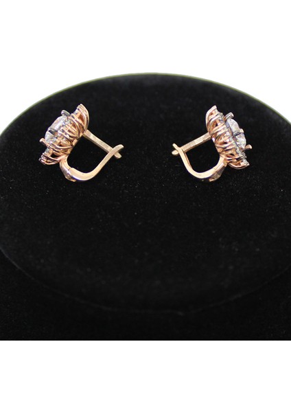 925 Ayar Gümüş Elmas Montür Zirkon Taşlı Kolye Küpe Yüzük Takı Seti indirimleri