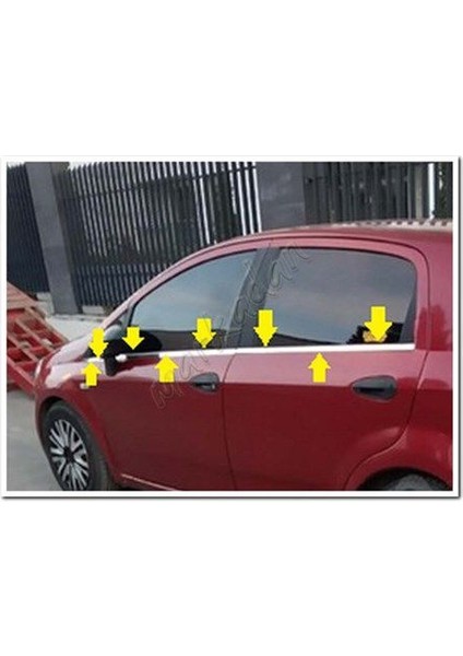 Punto Cam Çitası Krom 6 Parça 2006 2007 2008 2009 2010 2011 2012 2013 2014 2015 2016 2017 2018 2019 fiyatları