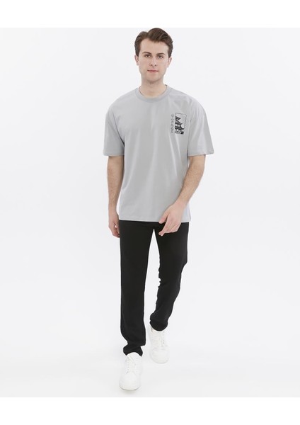 Oversize Baskılı Tişört