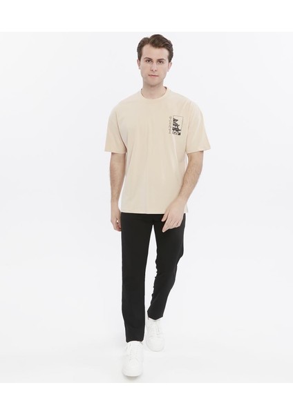 Oversize Baskılı Tişört