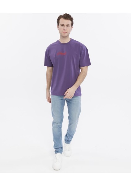 Oversize Baskılı Tişört