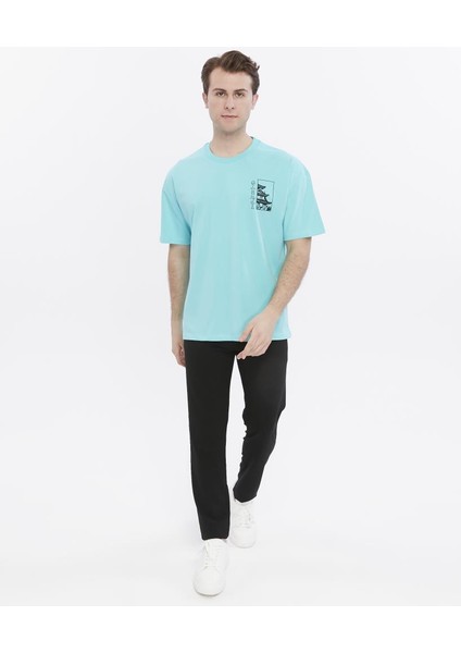 Oversize Baskılı Tişört