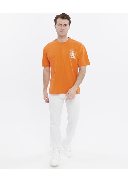 Oversize Baskılı Tişört