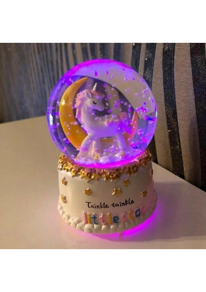 Unicorn Işıklı Kar Küresi Hediyelik & Mini Peluş Ayıcık modelleri