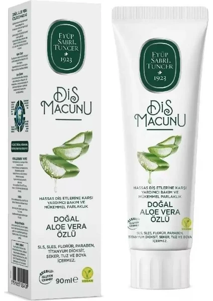 Eyüp Sabri TuncerDoğal Aloe Vera Özlü Diş Macunu 90 ml