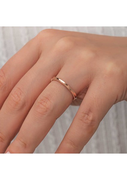 Gümüş Rose Ajda Kadın Yüzük modelleri