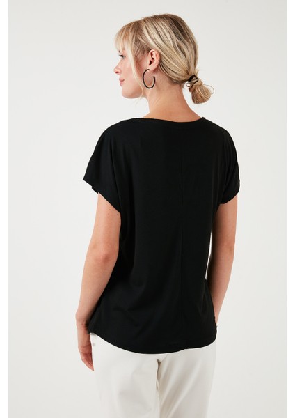 Baskılı Bisiklet Yaka Regular Fit T Shirt Kadın T Shirt 6671004 indirimleri