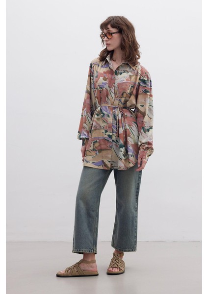 Desenli Gömlek Lush fırsatları