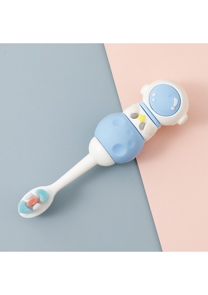 Çocuk Karikatür Diş Fırçası 2-3-6-9 Yaş ve Üzeri Bebekler Için Manuel Silikon Yumuşak Kıllı Diş Fırçası (Yurt Dışından)