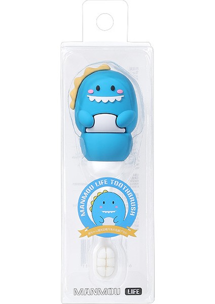 Çocuk Diş Fırçası Tek Paket 3-6 Yaş Karikatür Sevimli Dinozor Yumuşak Kıllı Diş Fırçası (Yurt Dışından)