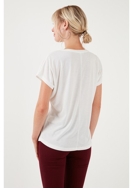 Baskılı Bisiklet Yaka Regular Fit T Shirt Kadın T Shirt 6671002 indirimleri