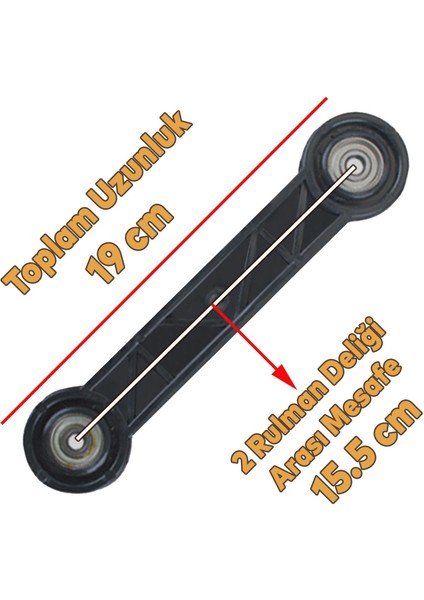 Beşik Aparatı Aparatı Siyah 15.5 cm fırsatları