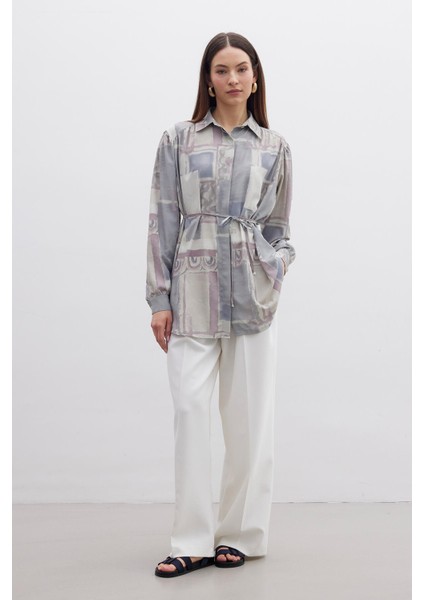 Desenli Gömlek Rustıc