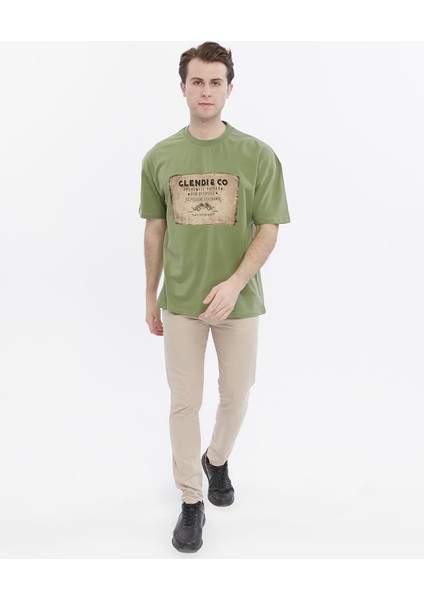 Oversize Baskılı Tişört