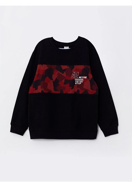 Uzun Kollu Erkek Çocuk Sweatshirt