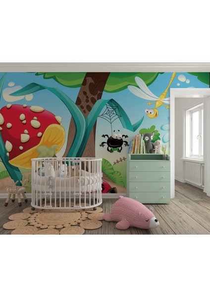 Minik Hayvanlar Çocuk Odası Duvar Kağıdı Baskı fiyatları