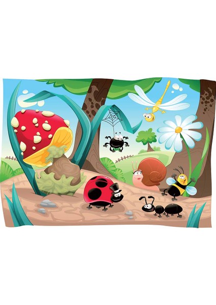 Minik Hayvanlar Çocuk Odası Duvar Kağıdı Baskı indirimleri