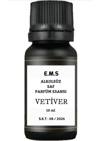 Vetiver Parfüm Esansı Saf Alkolsüz 10 ml