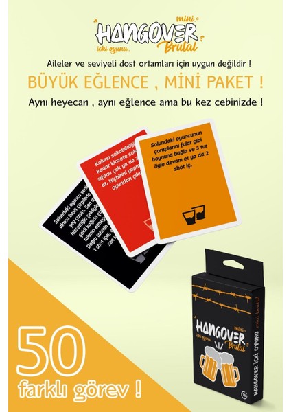 Mini Hangover Brutal Içki Oyunu fiyatları