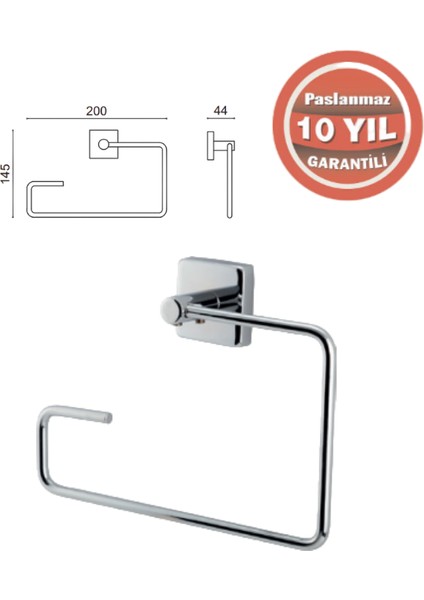 VZ10-008 Vizyon Kare Havluluk