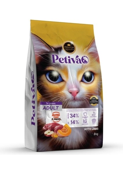 Yetişkin Kuzulu Kedi Maması 3 kg