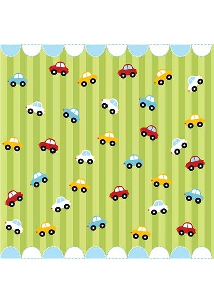 Renkli Arabalar Çocuk Odası Duvar Kağıdı Baskı indirimleri