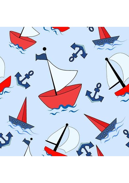 Denizci Çocuk Odası Duvar Kağıdı Baskı indirimleri