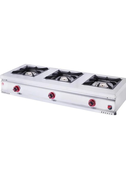 Işıkgaz - Silverınox Set Üstü 2 Gözlü Midi Ocak, 90X60X25 cm Tüplü