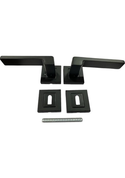 Sofuoğlu Rozet Anka Mat Siyah Oda Kapı Kolu