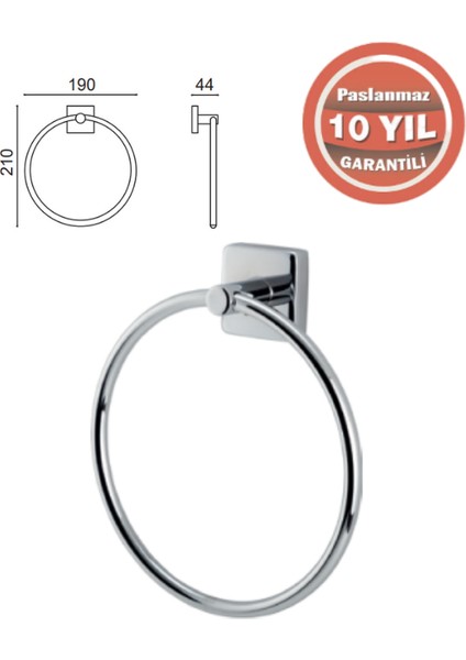 VZ10-019 Vizyon Yuvarlak Havluluk