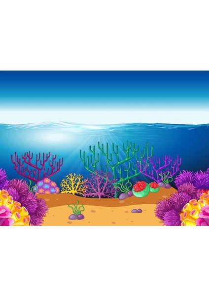 Deniz Altı Temalı Duvar Kağıdı Posteri Baskı indirimleri
