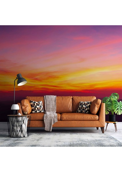 Günbatımı Manzaralı Duvar Kağıdı Baskı