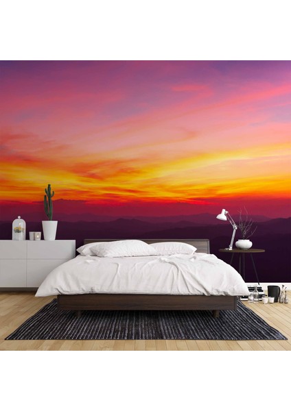 Günbatımı Manzaralı Duvar Kağıdı Baskı fiyatları