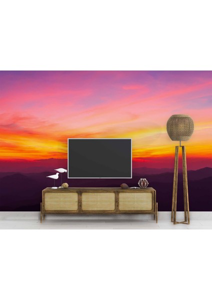 Günbatımı Manzaralı Duvar Kağıdı Baskı modelleri